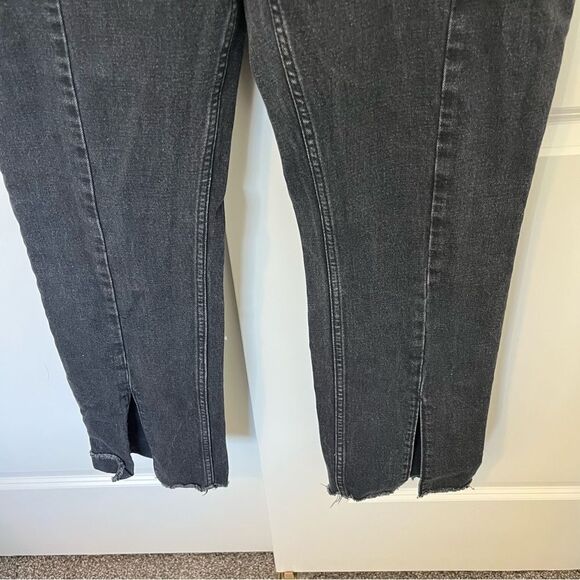Abercrombie and Fitch The Skinny High Rise 35/20R Black Split Raw Hem **Plus - Picture 9 of 15